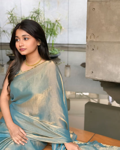 Fendi silk saree beautiful
