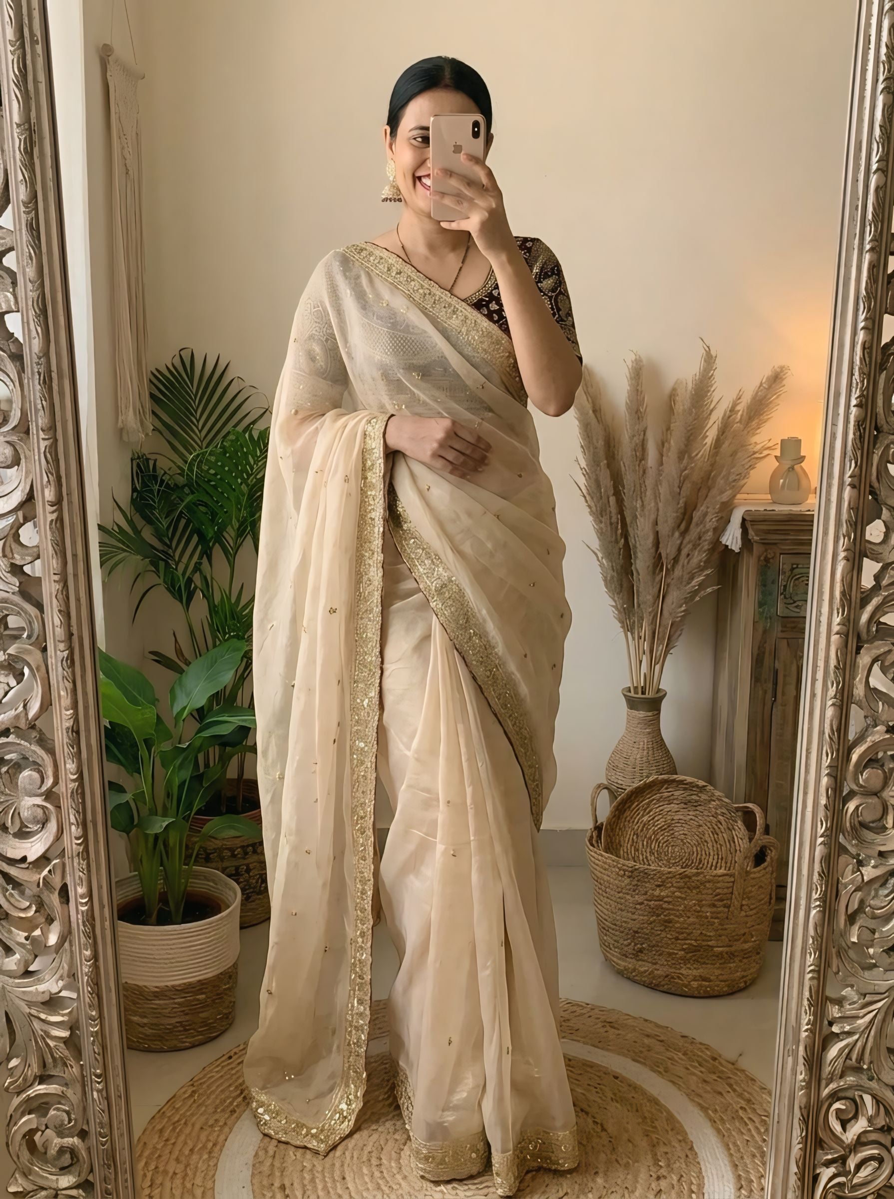 Women's Embroidered Designer Saree