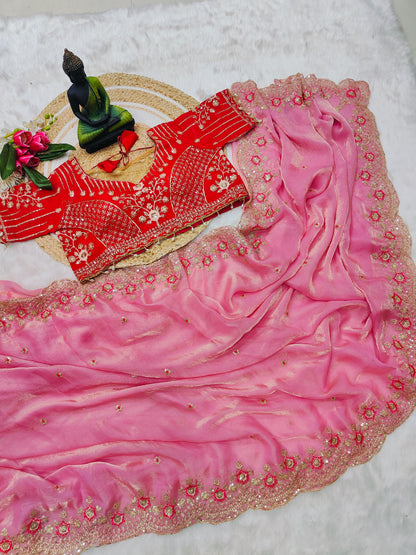 Women's Embroidered Designer Saree