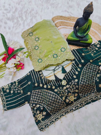 Women's Embroidered Designer Saree