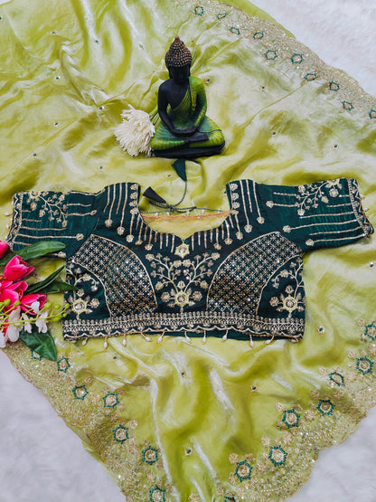 Women's Embroidered Designer Saree