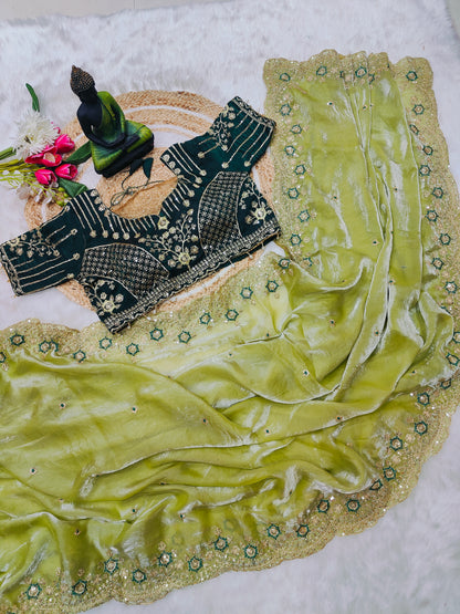 Women's Embroidered Designer Saree