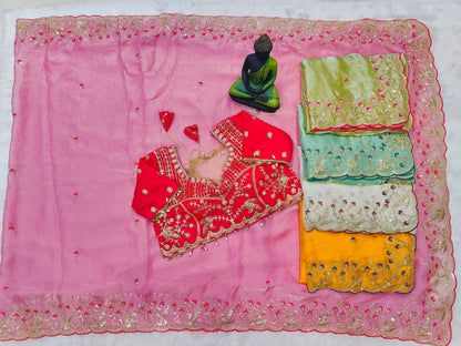 Women's Embroidered Designer Saree
